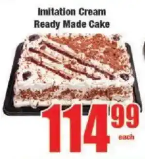 Boxer Imitation Cream Ready Made Cake offer