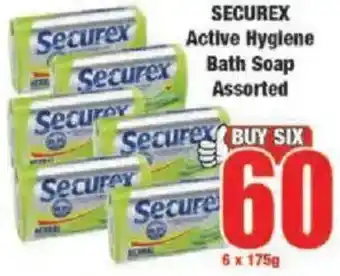 Boxer SECUREX Active Hygiene Bath Soap Assorted offer
