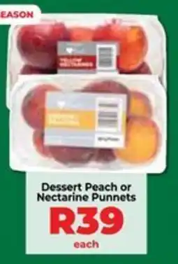 Food Lover's Market Dessert Peach or Nectarine Punnets offer