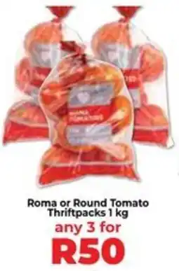 Food Lover's Market Roma or Round Tomato Thriftpacks offer