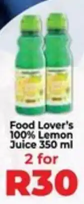 Food Lover's Market Food Lover's 100% Lemon Juice offer