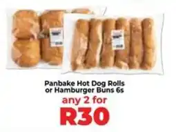 Food Lover's Market Panbake Hot Dog Rolls or Hamburger Buns offer