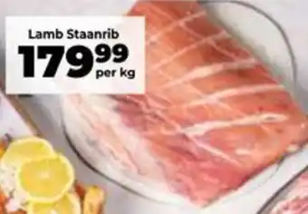 Food Lover's Market Lamb Staanrib offer