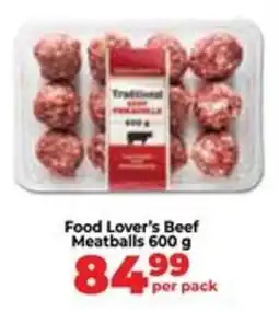 Food Lover's Market Food Lover's Beef Meatballs offer