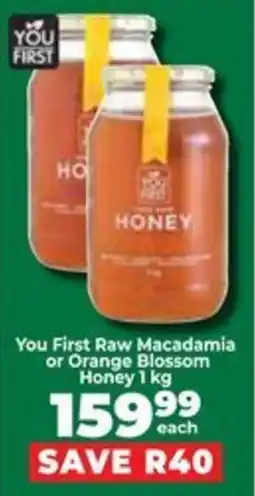 Food Lover's Market You First Raw Macadamia or Orange Blossom Honey offer
