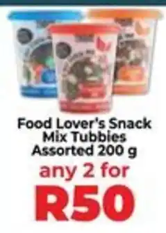 Food Lover's Market Food Lover's Snack Mix Tubbies Assorted offer