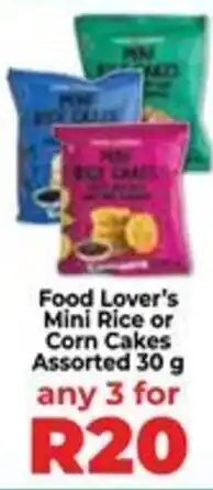 Food Lover's Market Food Lover's Mini Rice or Corn Cakes Assorted offer