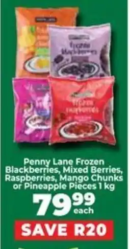 Food Lover's Market Penny Lane Frozen Blackberries, Mixed Berries, Raspberries, Mango Chunks or Pineapple Pieces offer