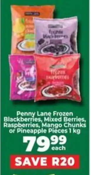Food Lover's Market Penny Lane Frozen Blackberries, Mixed Berries, Raspberries, Mango Chunks or Pineapple Pieces offer