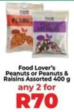 Food Lover's Market Food Lover's Peanuts or Peanuts & Raisins Assorted offer