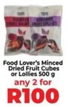 Food Lover's Market Food Lover's Minced Dried Fruit Cubes or Lollies offer