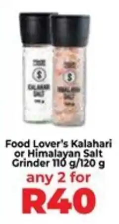 Food Lover's Market Food Lover's Kalahari or Himalayan Salt Grinder offer