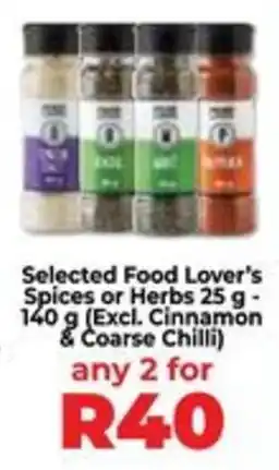 Food Lover's Market Selected Food Lover's Spices or Herbs offer