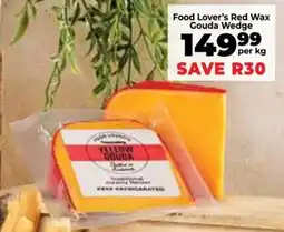 Food Lover's Market Food Lover's Red Wax Gouda Wedge offer