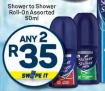 Pick n Pay Shower to Shower Roll-On Assorted offer