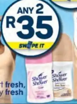 Pick n Pay Shower to Shower Roll-On Assorted offer