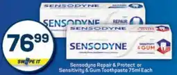 Pick n Pay Sensodyne Repair & Protect or Sensitivity & Gum Toothpaste offer