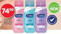 Pick n Pay Sanex Bath and Shower Gel Assorted offer