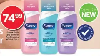 Pick n Pay Sanex Bath and Shower Gel Assorted offer