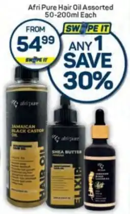 Pick n Pay Afri Pure Hair Oil Assorted offer