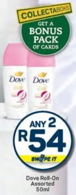 Pick n Pay Dove Roll-On Assorted offer