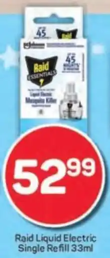 Pick n Pay Raid Liquid Electric Single Refill offer