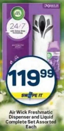 Pick n Pay Air Wick Freshmatic Dispenser and Liquid Complete Set Assorted offer