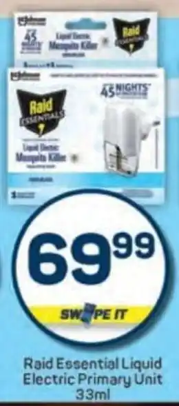 Pick n Pay Raid Essential Liquid Electric Primary Unit offer