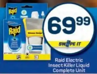 Pick n Pay Raid Electric Insect Killer Liquid Complete Unit offer