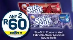 Pick n Pay Sta-Soft Concentrated Fabric Softener Assorted Refill offer