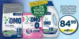 Pick n Pay Omo Auto Washing Powder, Liquid Detergent or Capsules Assorted offer