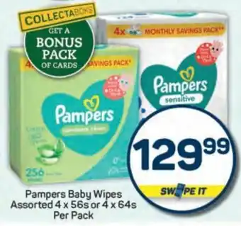 Pick n Pay Pampers Baby Wipes Assorted offer