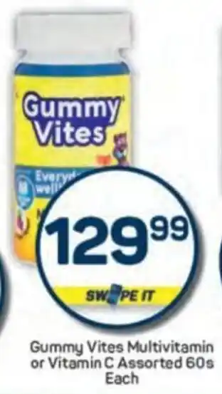 Pick n Pay Gummy Vites Multivitamin or Vitamin C Assorted offer