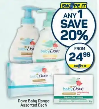 Pick n Pay Dove Baby Range Assorted offer