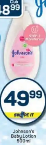 Pick n Pay Johnson's Baby Lotion offer