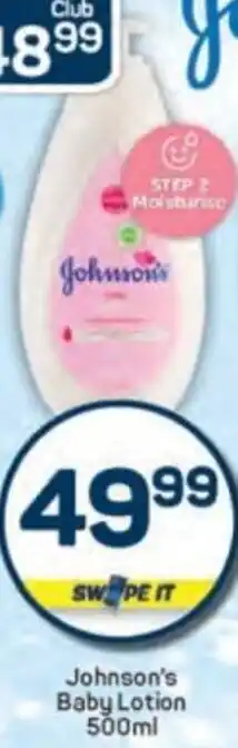 Pick n Pay Johnson's Baby Lotion offer
