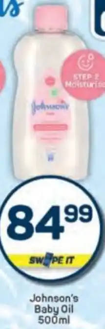 Pick n Pay Johnson's Baby Oil offer