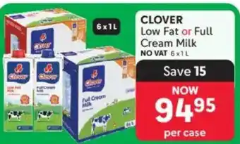Makro CLOVER Low Fat or Full Cream Milk offer