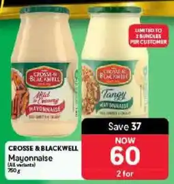 Makro CROSSE & BLACKWELL Mayonnaise offer