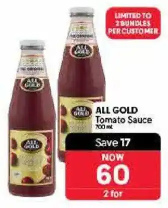 Makro ALL GOLD Tomato Sauce offer