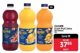 Makro CLOVER Krush Fruit Juice offer