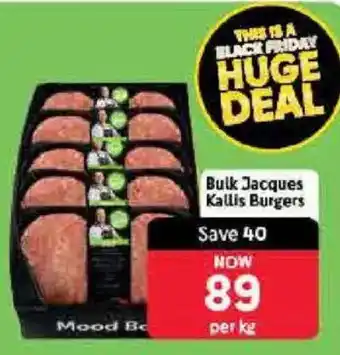 Makro Bulk Jacques Kallis Burgers offer