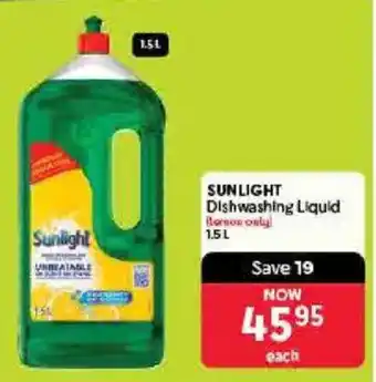 Makro SUNLIGHT Dishwashing Liquid offer