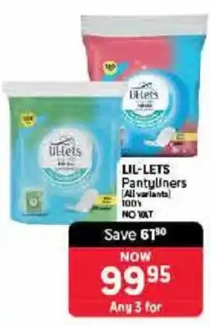 Makro LIL-LETS Pantyliners offer