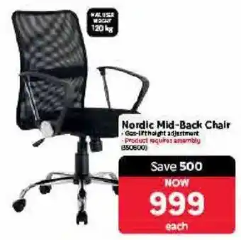 Makro Nordic Mid-Back Chair offer