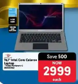 Makro Packard Bell 14.1" Intel Core Celeron Laptop offer