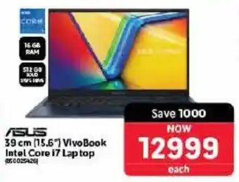 Makro ASUS 39 cm 15.6 VivoBook Intel Core i7 Laptop offer