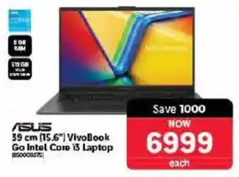 Makro ASUS 39 cm 15.6" VivoBook Go Intel Core i3 Laptop offer