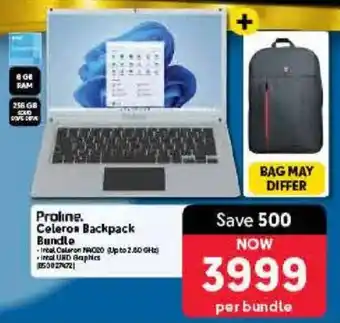 Makro Proline Celeron Backpack Bundle offer