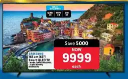 Makro SAMSUNG 165 cm 65" Smart QLED TV offer